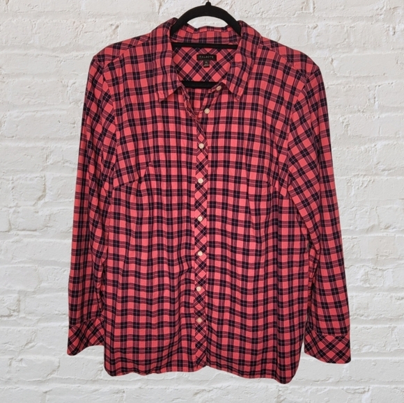 EUC Talbots Men's Plaid Button Down Shirt - Picture 1 of 7